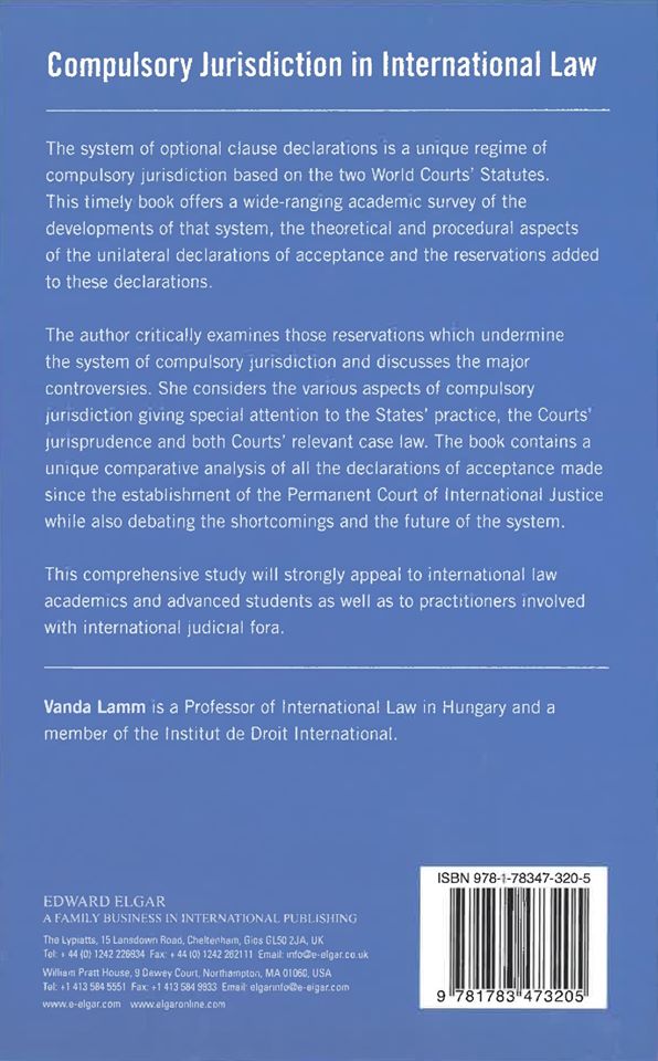 Compulsory Jurisdiction in International Law