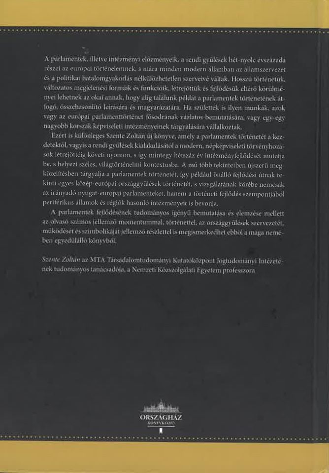 A parlamentek története 